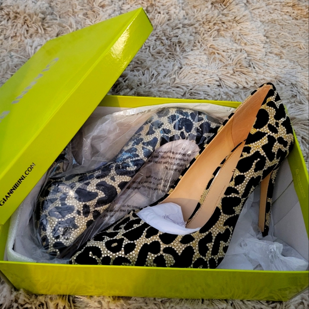 Gianni Bini Leopard Heels
